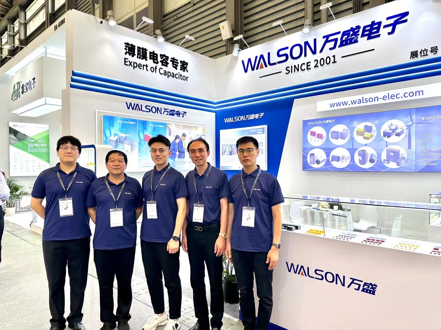 WALSON deltog i 2024 electronica China (Shanghai)